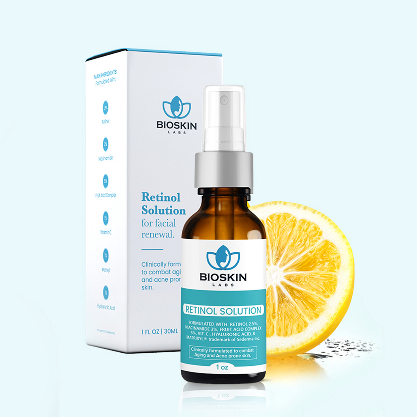 Retinol Solution | Buy Organic Retinol Solution Online | Bioskin Labs