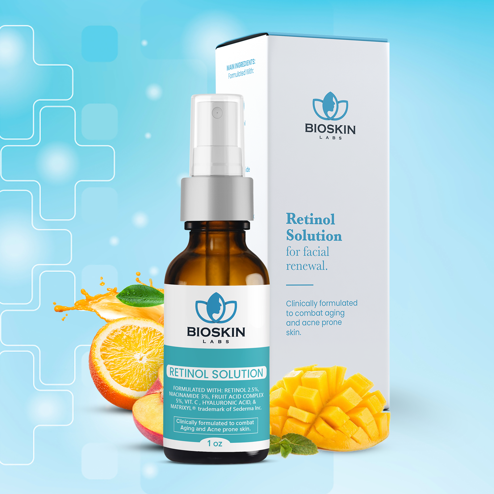 Retinol Solution | Buy Organic Retinol Solution Online | Bioskin Labs