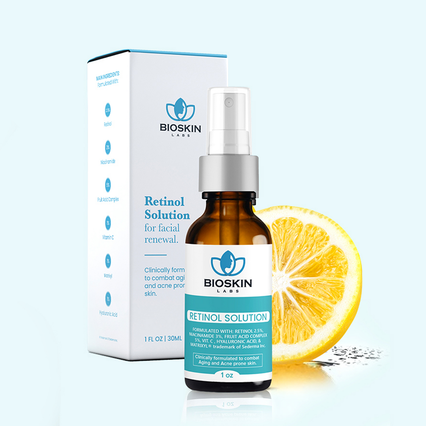 Retinol Solution | Buy Organic Retinol Solution Online | Bioskin Labs 